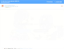 Tablet Screenshot of piedmontpediatrics.org